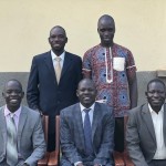 Sitting left to right - Socrates Adrapi, Vincent Aniku, Kizito Onzima
Standing left to right - Joseph Anguzu and Maxiwell Econi Board of Directors